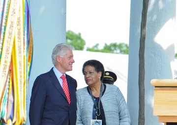 Wreath-laying ceremony in honor of slain civil rights activist Medgar Evers