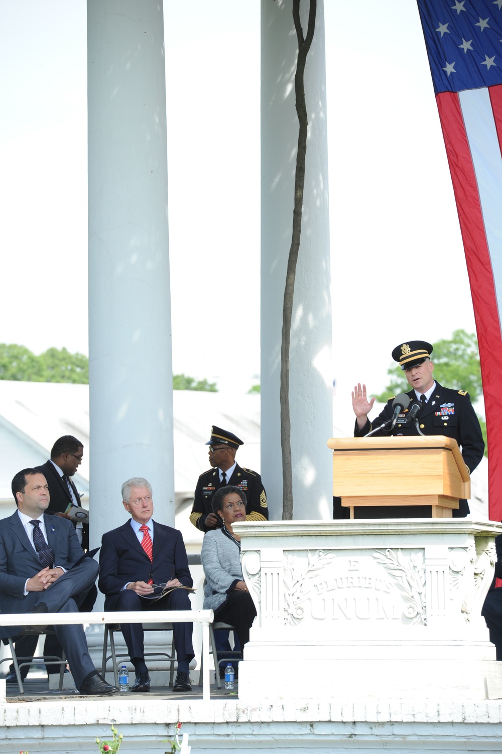 Wreath laying ceremony in honor of slain civil rights activist Medgar Evers