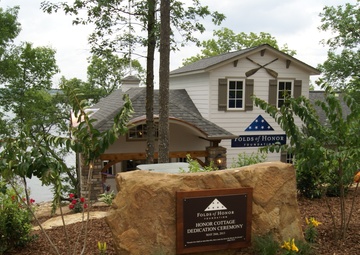 Ribbon cutting held for warrior retreat by waters of Skiatook Lake