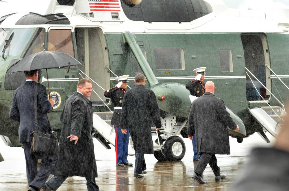 POTUS visits North Carolina Air National Guard