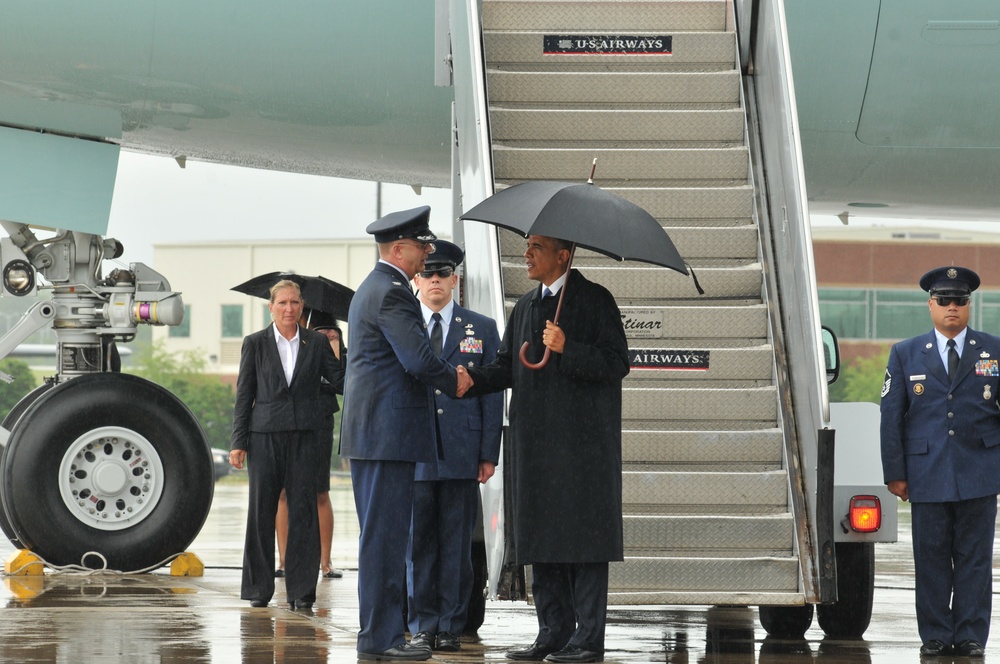 POTUS visits North Carolina Air National Guard