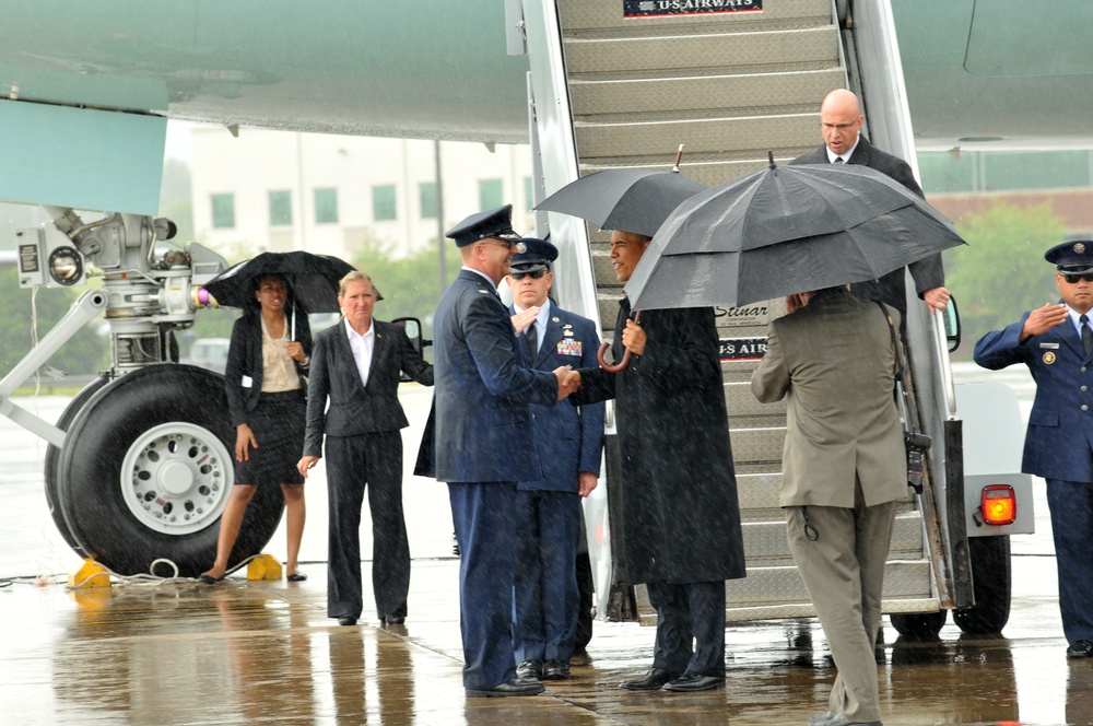 POTUS visits North Carolina Air National Guard