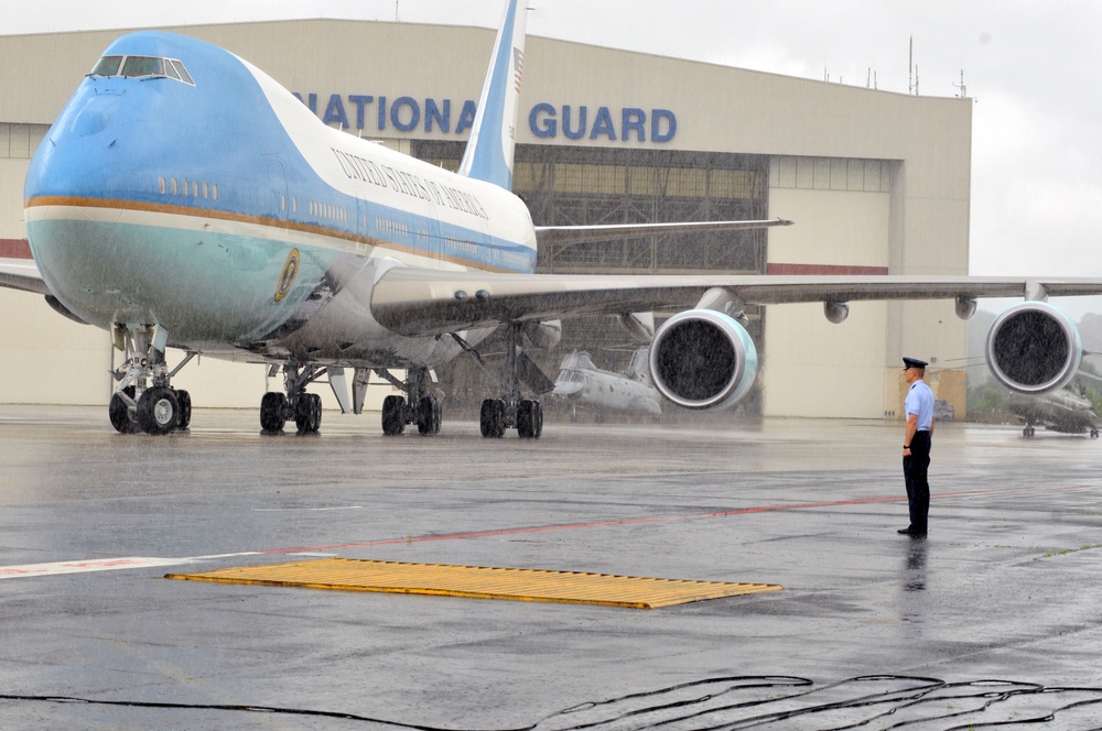 POTUS visits North Carolina Air National Guard