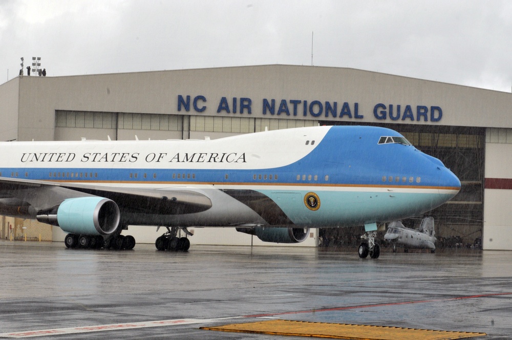POTUS visits North Carolina Air National Guard