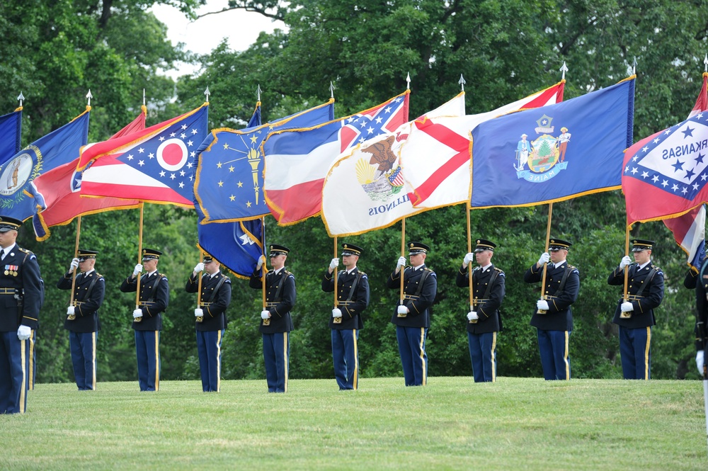 Army full honor arrival ceremony for Thailand's chief of staff