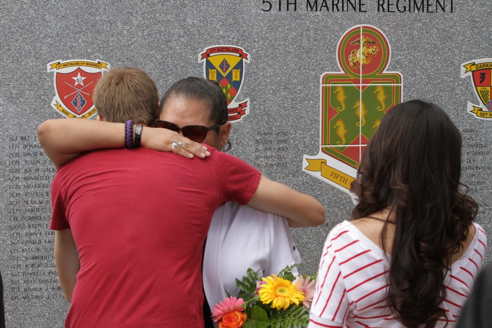 5th Marines dedicate memorial to their fallen