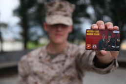 Values cards issued to Marines, sailors