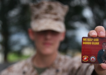 Values cards issued to Marines, sailors