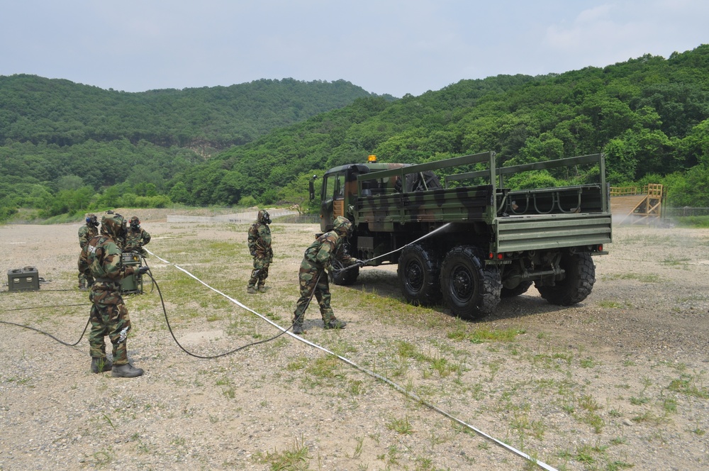 HHB, 210th Fires Brigade improves CBRN readiness