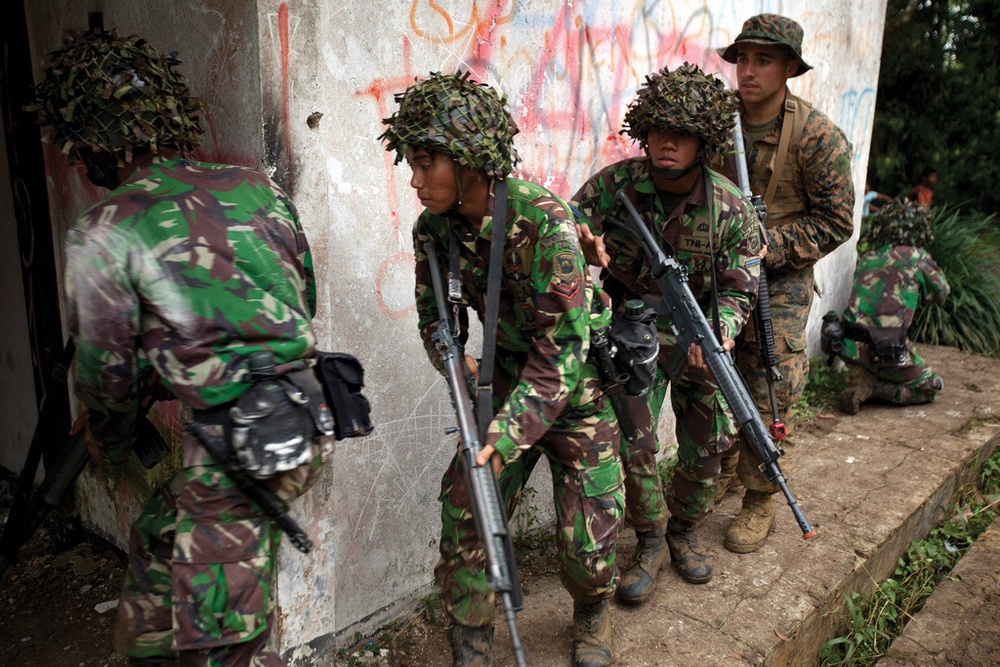 US Marines, Korps Marinir train in Indonesia