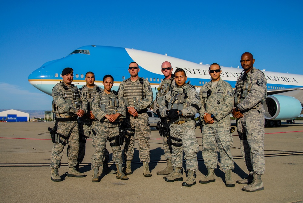 Defending Air Force One at Moffett Federal Airfield, CA