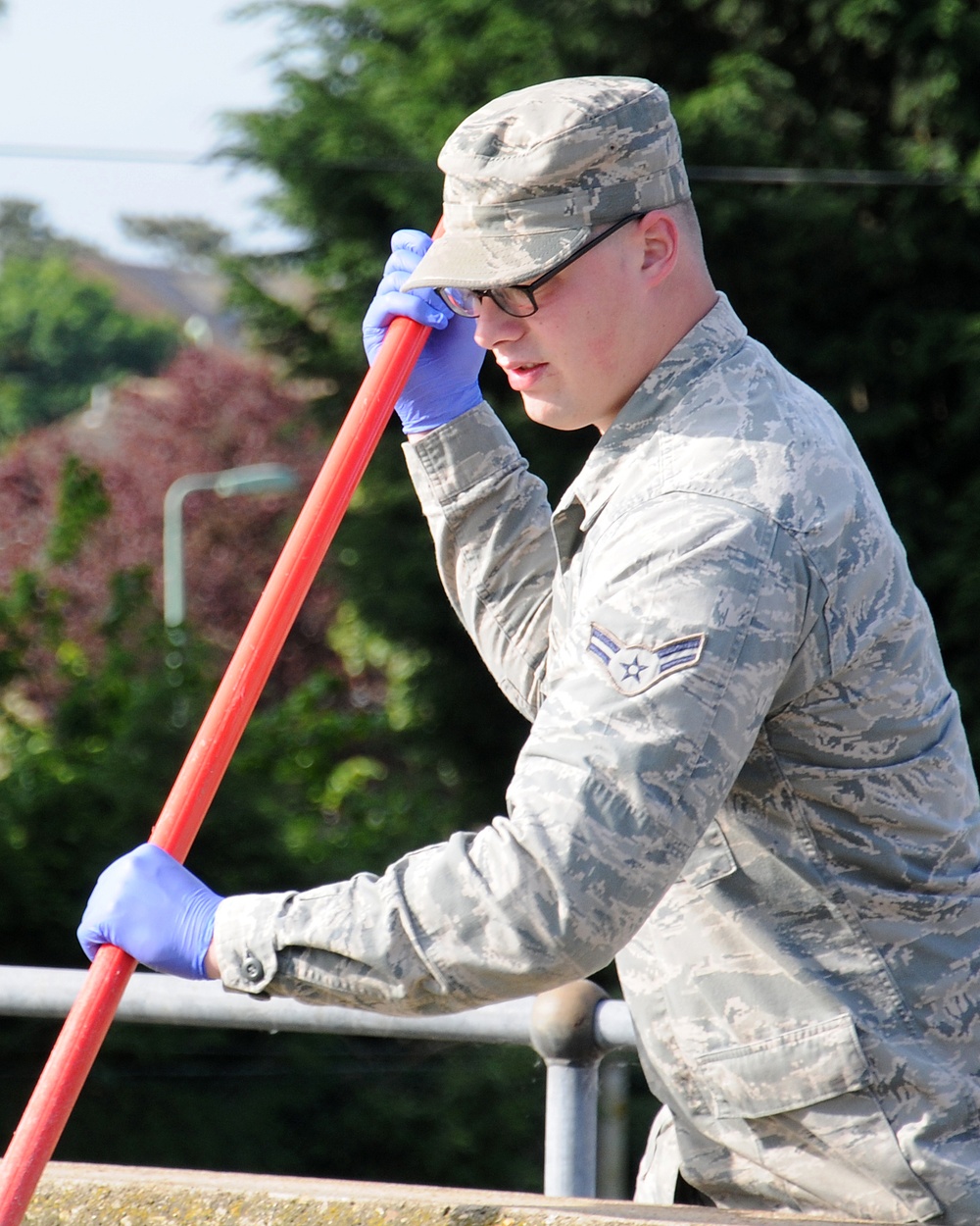 100th CES shows off skills to command chief