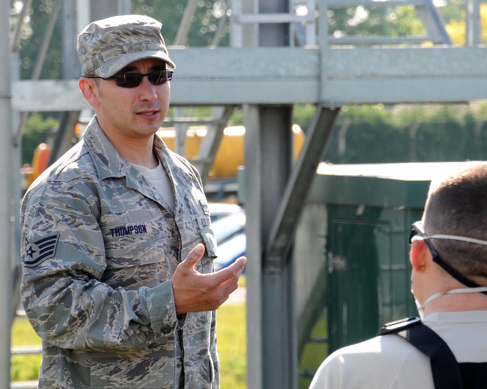 100th CES shows off skills to command chief