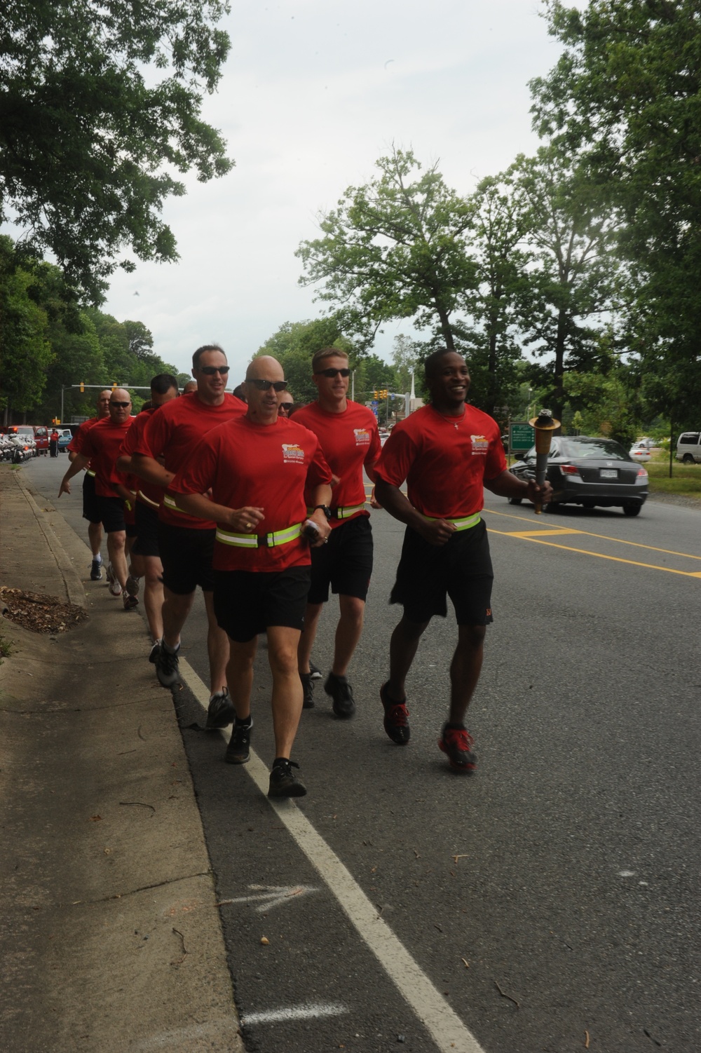 Police run for Special Olympics