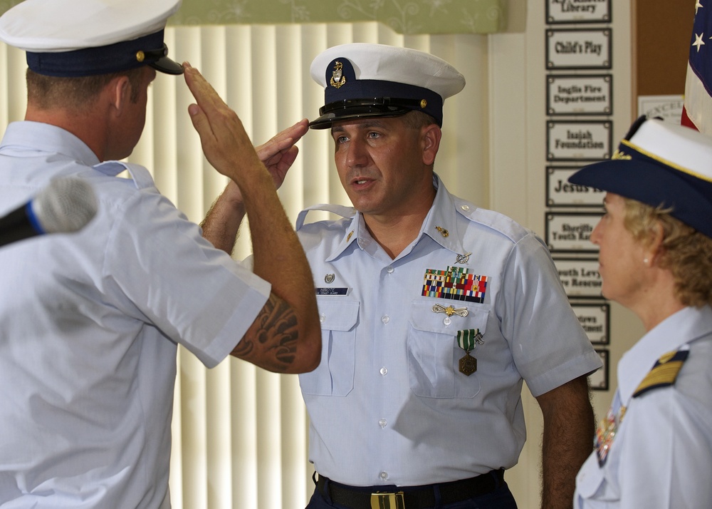 Coast Guard Station Yankeetown changes command