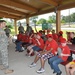 Local elementary school students participate in unit Army day