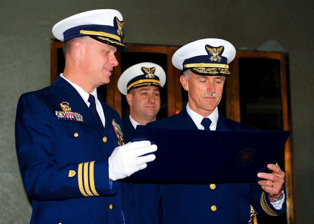 Coast Guard Cutter Alex Haley change of command