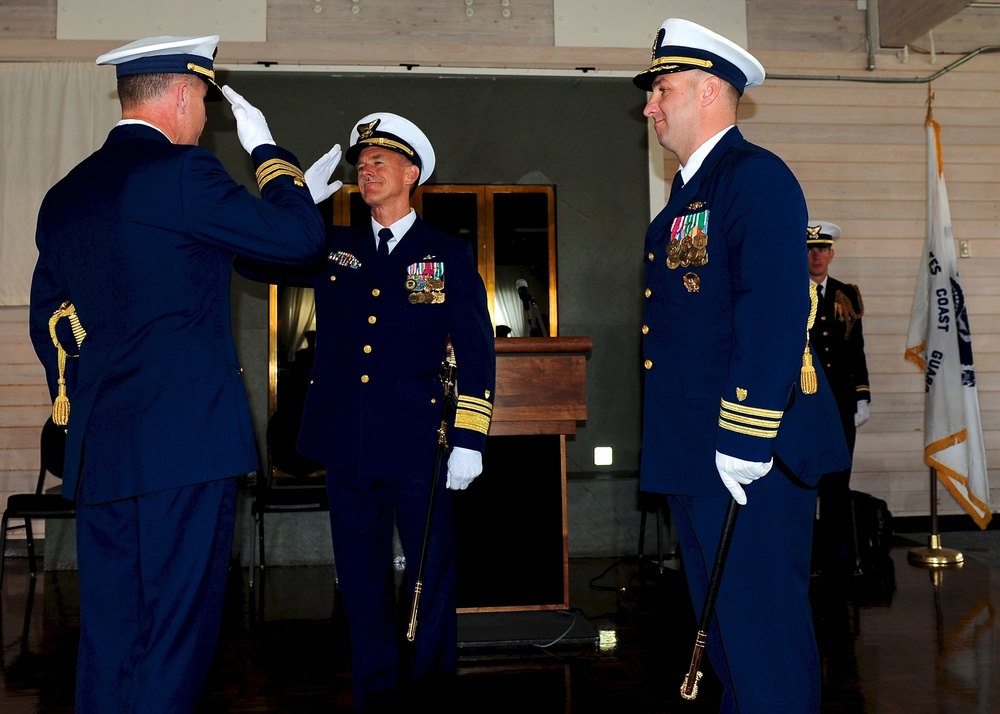 Coast Guard Cutter Alex Haley change of command