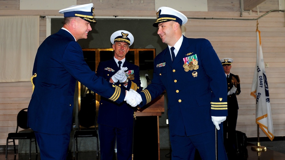 Coast Guard Cutter Alex Haley change of command