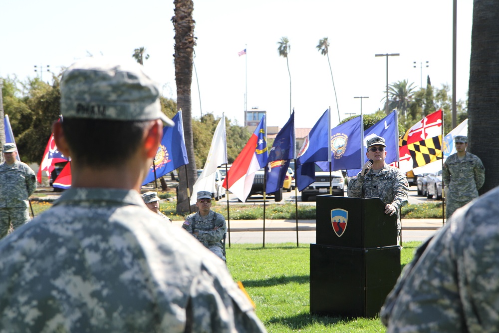 155th and 606th Quartermaster Detachments and 304th Special Troops Battalion change of command ceremony