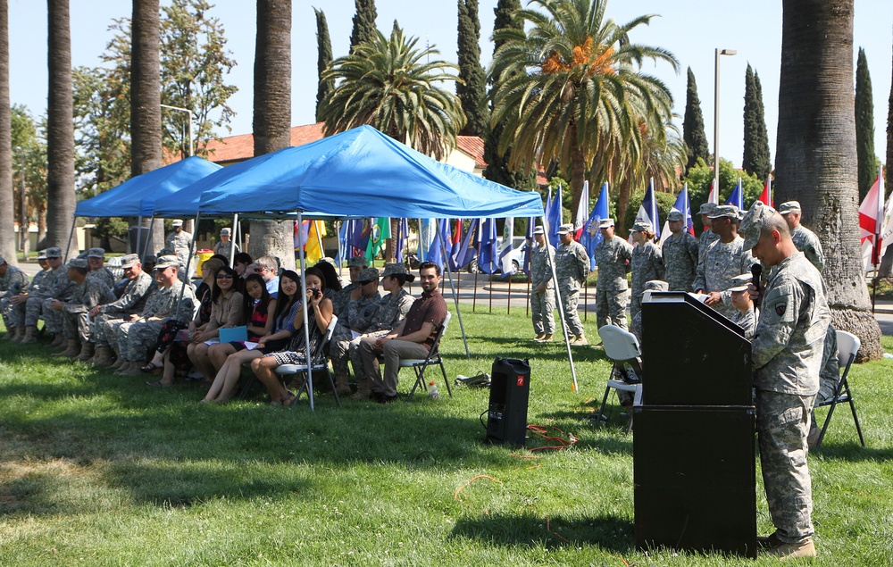 155th and 606th Quartermaster Detachments and 304th Special Troops Battalion change of command ceremony