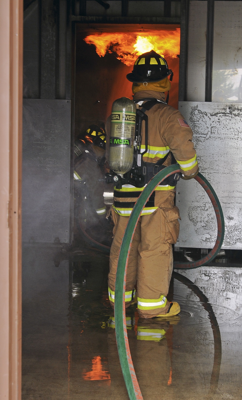 Firefighters get hot on Hanscom