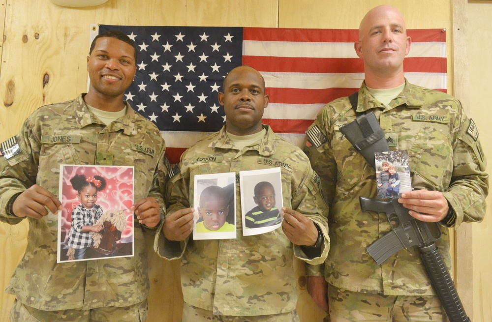 Deployed soldiers share importance of responsible fatherhood