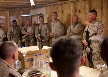 Maj. Gen. Miller and staff visit FOBs Now Zad and Ereovi