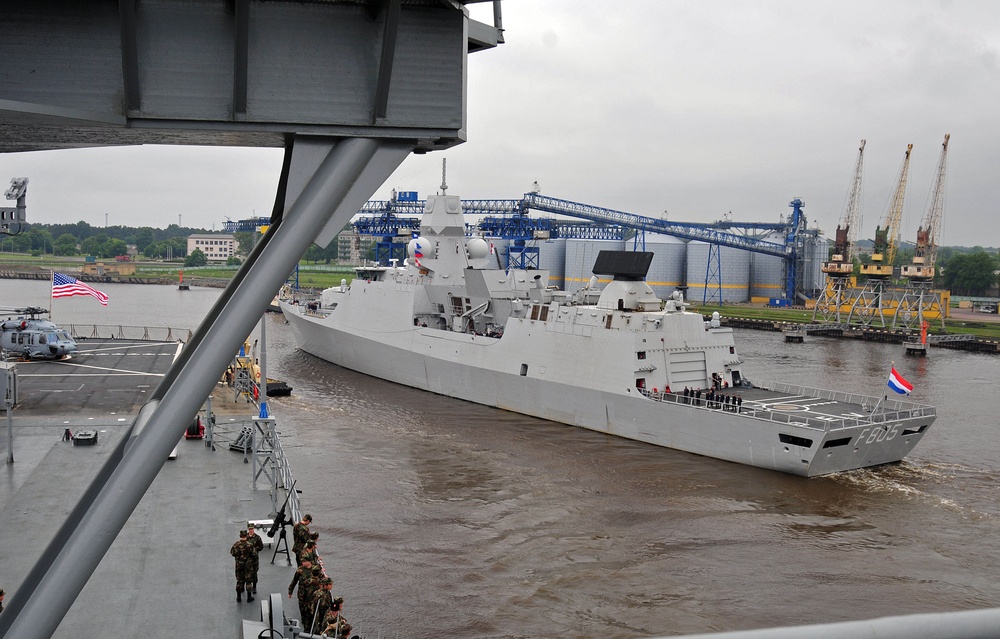 USS Mount Whitney action