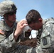 Joint Task Force Jaguar soldiers build school