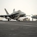 F/A-18C Hornet performs an arrested recovery