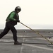 Pushing arresting gear