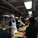 Sunday brunch aboard USS Nimitz