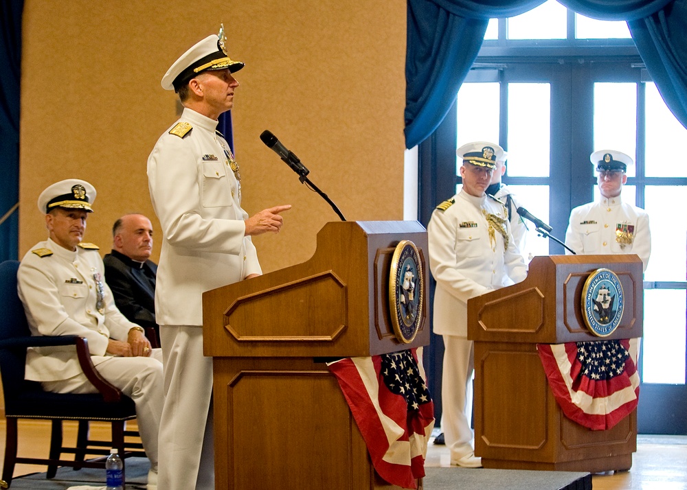 Retirement and change of command ceremony for Naval Sea Systems Command