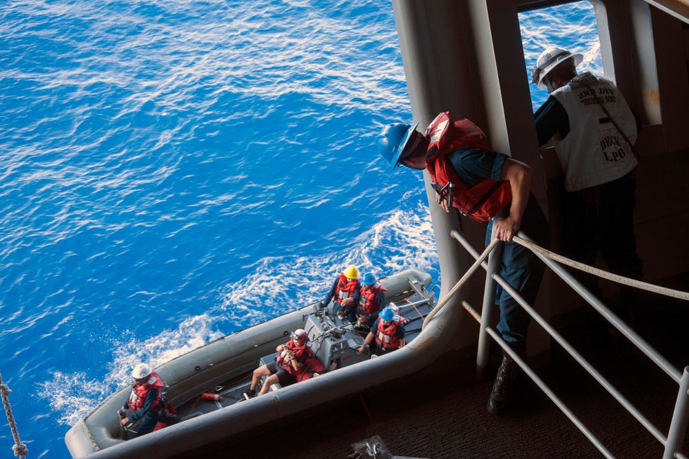 DVIDS - Images - Man overboard drill [Image 1 of 2]