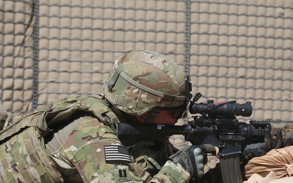 Weapons training at Khair Kot Garrison