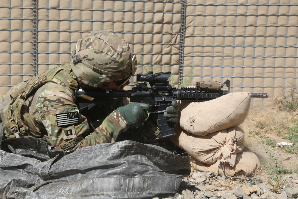 Weapons training at Khair Kot Garrison