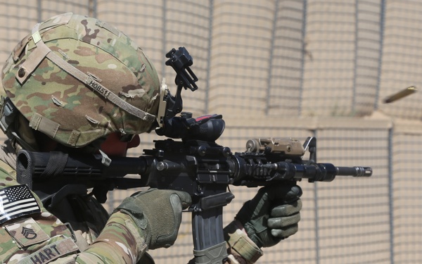 Weapons training at Khair Kot Garrison