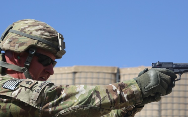 Weapons training at Khair Kot Garrison