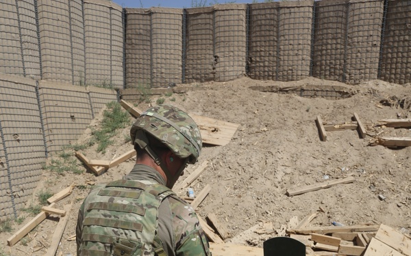 Weapons training at Khair Kot Garrison