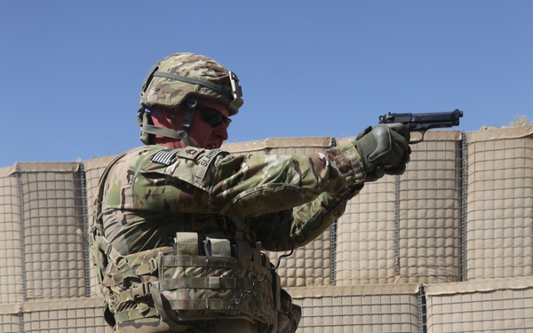 Weapons training at Khair Kot Garrison