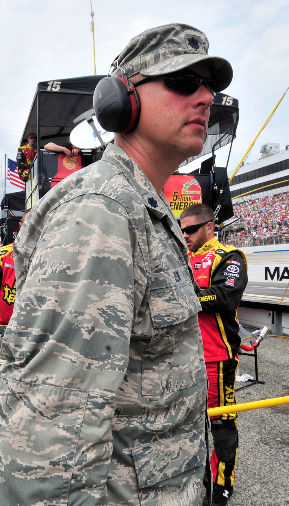 Airmen experience NASCAR firsthand