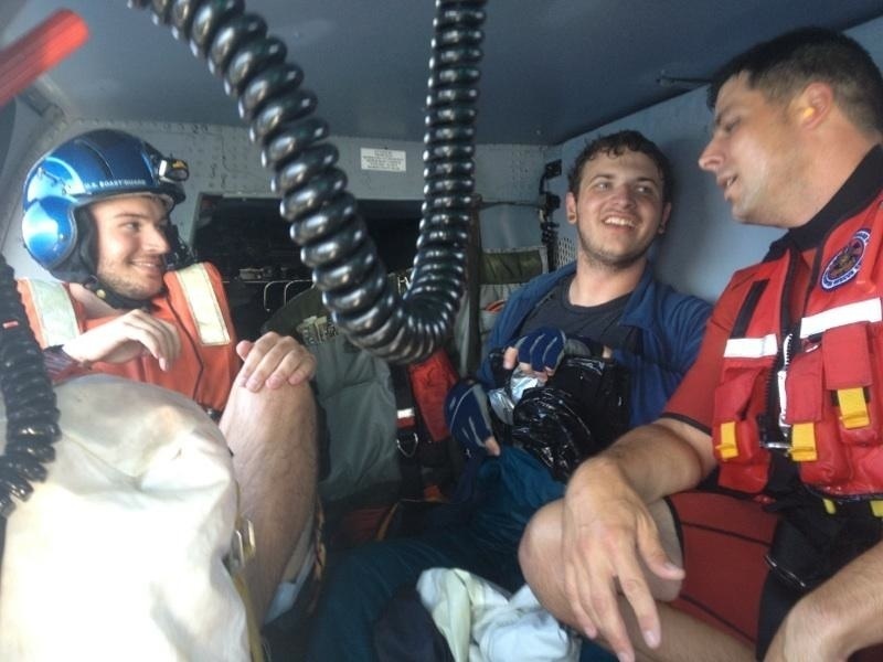 Coast Guard rescues 4 sailors during Tropical Storm Andrea