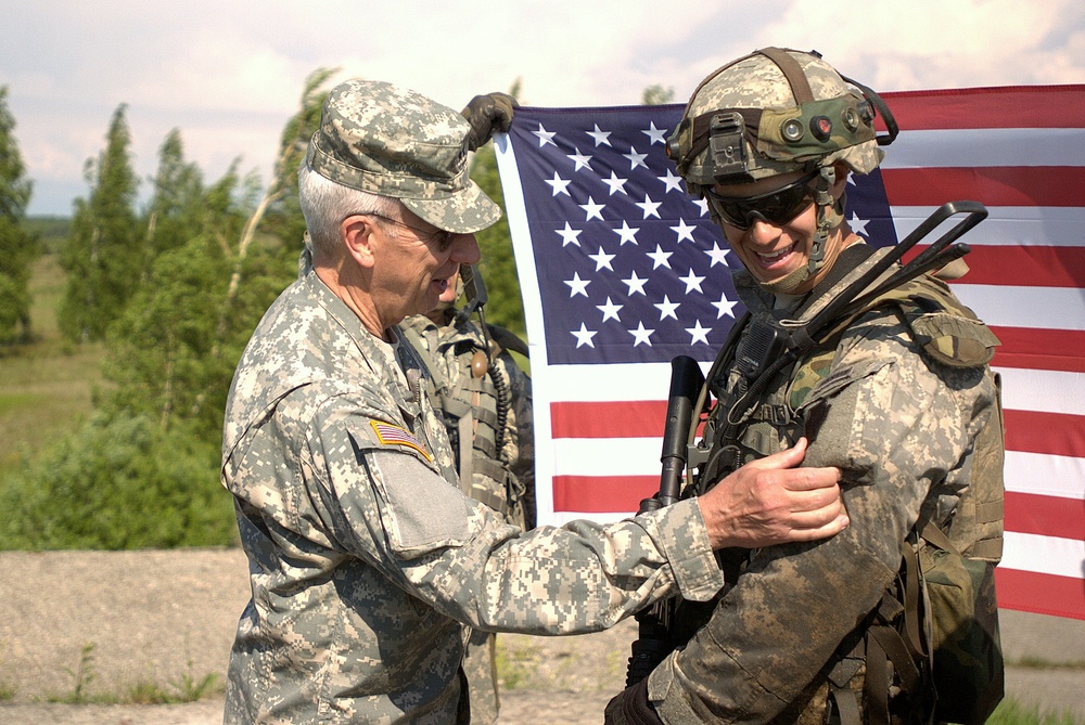 Saber Strike 2013: Pa. grad re-enlistment