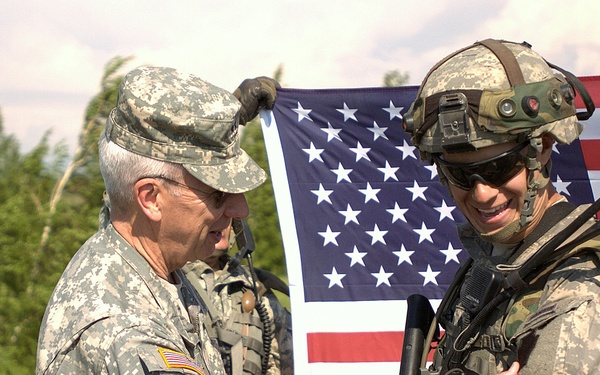 Saber Strike 2013: Pa. grad re-enlistment