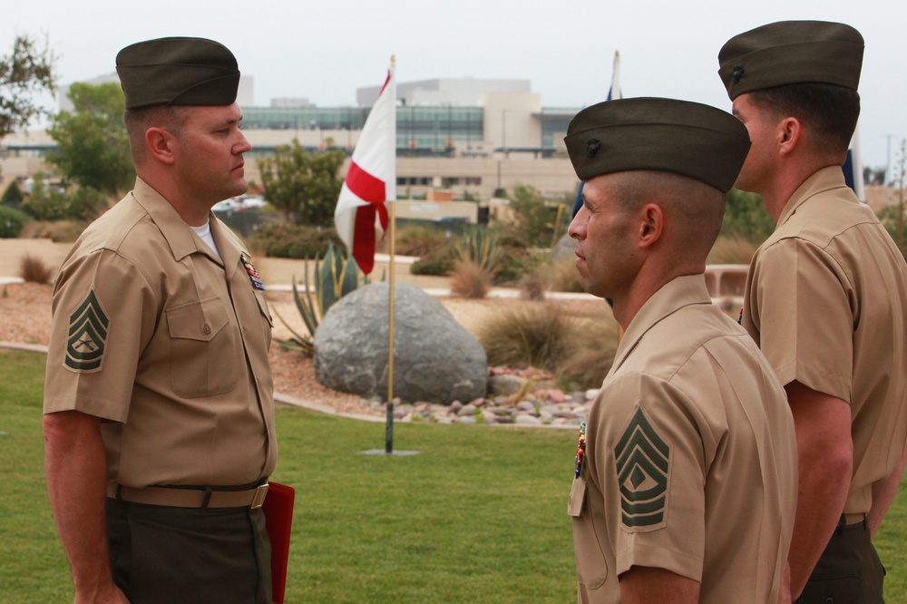 CLB-5 says farewell to company gunnery sergeant