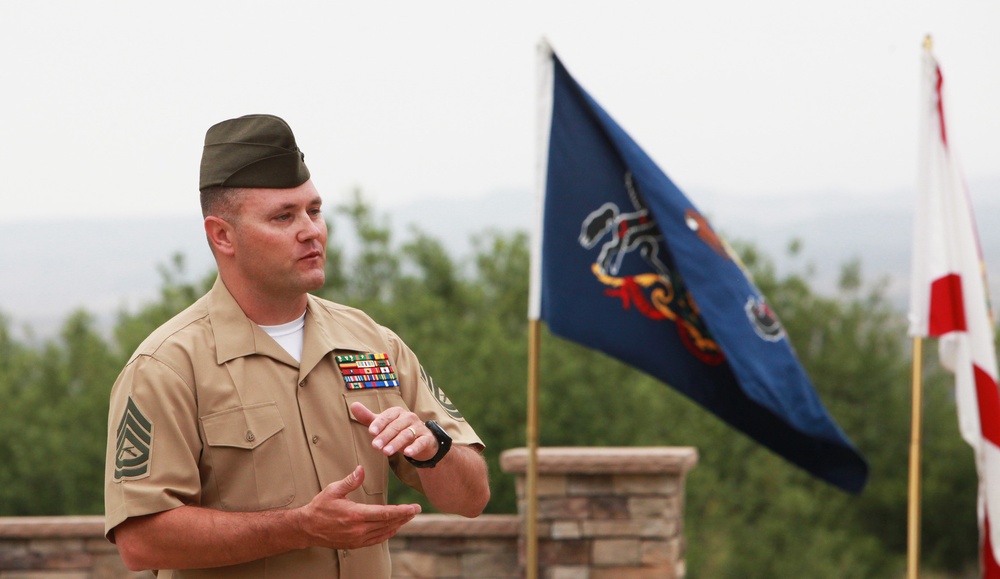 CLB-5 says farewell to company gunnery sergeant