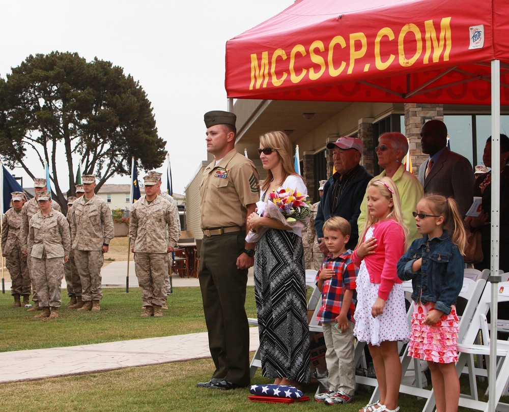 CLB-5 says farewell to company gunnery sergeant