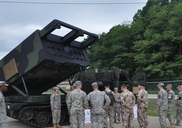 Swiss and Swedish leaders visit 210th Fires Bde.