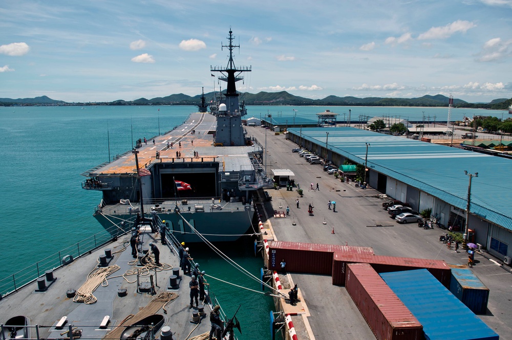 USS Tortuga activity during CARAT 2013